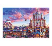 Puzzles pour Adultes 2000 pièces, château de rêve européen pour Enfants, pour la décoration des Murs et Les Jeux de Famille