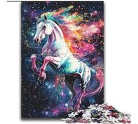 Puzzles pour Adultes 2000 pièces Cheval Arc-en-Ciel Anti-Stress Défi Difficile Décoration intérieure Unique et Cadeaux 70x100cm