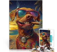 Puzzles pour Adultes 2000 pièces Chien vicieux Jouet éducatif intellectuel décompressant est idéal comme Cadeau pour Toute la Famille 70x100cm