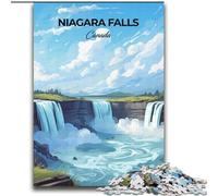 Puzzles pour Adultes 2000 pièces, Chutes du Niagara, Canada, Jeu Familial Anti-Stress, défi Difficile, renforce l'amour Entre Couples, 70x100cm