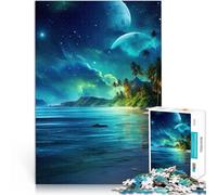 Puzzles pour Adultes 2000 pièces Ciel Nocturne Bleu océanique pour Le Jeu éducatif Challenge Toy Décoration Parfaite 70x100cm