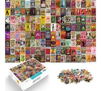 Puzzles pour Adultes 2000 pièces Collage d'affiches rétro Fabriqué en Carton pour Les 14 Ans et Plus Jouet éducatif intellectuel décompressant Super Cadeau。Taille：70x100cm/27.5x39.3pouce