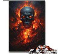 Puzzles pour Adultes 2000 pièces Crâne psychédélique pour et à partir de 14 Ans Jeu Pratique Jeu de Noël Cadeaux 70x100cm