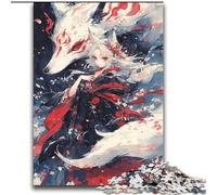 Puzzles pour Adultes 2000 pièces Dieu des Renards pour 14 Ans et Plus Jeu de défi Unique Jeux de Famille Cadeaux d'anniversaire de Noël 70x100cm