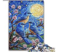 Puzzles pour Adultes 2000 pièces Difficiles Bluebird on The Tree Jeux éducatifs Jeu éducatif pour Anniversaire, Noël pour et 14 Ans 70x100cm