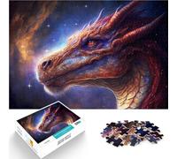 Puzzles pour Adultes 2000 pièces “Dragon de l'espace Cosmique” Fait de Papier，pour Les 14 Ans et Plus Assemblage du modèle C'est Un pour Toute la Famille。Taille：70x100cm/27.5x39.3pouce