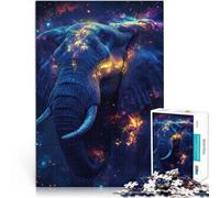 Puzzles pour Adultes 2000 pièces Éléphant Magique Fabriqué en Carton Convient aux Personnes âgées de 14 Ans et Plus Jeu de défi Unique Offert en Cadeau à Toute la Famille。Taille：70x100cm