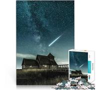 Puzzles pour Adultes 2000 pièces Étoile filante dans Le Ciel Nocturne Fait de Papier,pour Les 14 Ans et Plus pour Une soirée de Jeux et de Divertissement en Famille Jouets Cadeaux。Taille:70x100cm