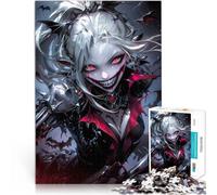 Puzzles pour Adultes 2000 pièces Fille Gothique psychédélique Jouets éducatifs d'apprentissage Œuvre d'art 70x100cm