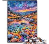 Puzzles pour Adultes 2000 pièces Galets colorés Jeu Familial Anti-Stress Défi Difficile Collection d'artistes, Beaux-Arts 70x100cm