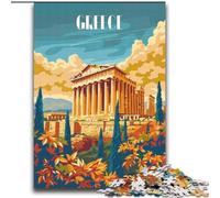 Puzzles pour Adultes 2000 pièces Gloire de la Grèce Antique, pour Les 14 Ans et Plus Chaque pièce est Unique - Jeu Amusant et Stimulant pour Toute la Famille Bon Cadeau 70x100cm