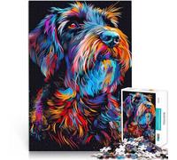 Puzzles pour Adultes 2000 pièces Griffon d'arrêt à Poil Dur Décoration d'intérieur Puzzles Une œuvre d'art 27,56 po x 39,37 po