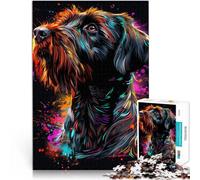 Puzzles pour Adultes 2000 pièces Griffon d'arrêt à Poil Dur Jouets éducatifs Cadeau pour Les Anniversaires 27,56 po x 39,37 po Convient aux Adolescents de 14 Ans et Plus