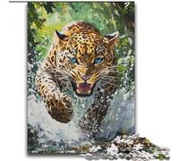 Puzzles pour Adultes 2000 pièces Guépard Courant, Jouets éducatifs et Amusants à la Maison, Cadeau d'anniversaire, Cadeau de Voyage 70x100cm