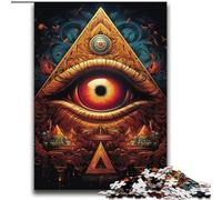 Puzzles pour Adultes 2000 pièces Œil mystérieux pour 14 Ans et Plus Jeu de défi Unique Jeux en Famille Cadeaux d'anniversaire de Noël 70x100cm