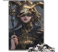 Puzzles pour Adultes 2000 pièces, Jeu Difficile, animé, démon, Fille, Jeu Familial, avec Affiche et fiche de Questions-réponses Assorties, 70x100cm