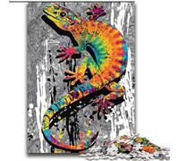 Puzzles pour Adultes 2000 pièces, Jeu éducatif Familial Difficile à l'aquarelle Gecko, idéal comme Cadeau pour Toute la Famille (14 Ans et Plus, 70x100cm)