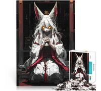 Puzzles pour Adultes 2000 pièces Kitsune dans Un sanctuaire, Illustration vectorielle Jeu intellectuel Super Cadeau 70x100cm
