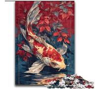 Puzzles pour Adultes 2000 pièces Koi Learning Jouets éducatifs Jeux familiaux Jeu éducatif pour Anniversaire, Noël 70x100cm