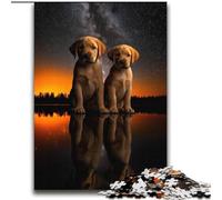 Puzzles pour Adultes 2000 pièces Labrador Bébé Jeux éducatifs Jeu éducatif pour Anniversaire, Noël pour et 14 Ans 70x100cm