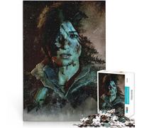 Puzzles pour Adultes 2000 pièces LARA EFFRAYÉE Jeu Familial Anti-Stress Défi Difficile Cadeau d'anniversaire, Cadeaux, décoration Murale 70x100cm