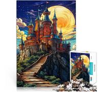 Puzzles pour Adultes 2000 pièces Le Conte de fées du château Jeu Familial Anti-Stress Défi Difficile Jeu de défi Unique 70x100cm
