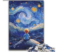 Puzzles pour Adultes 2000 pièces Le Petit Prince du Ciel Nocturne Décoration Murale Artistique et idée Cadeau d'anniversaire pour Amis, Bureau à Domicile 70x100cm