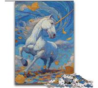 Puzzles pour Adultes 2000 pièces Licorne mystérieuse Aide Le Cerveau à exercer Jouets addictifs pour cultiver la Patience Interaction Parent-Enfant 70x100cm