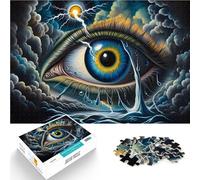 Puzzles pour Adultes 2000 pièces L'œil dans la tempête Réduction du Stress intéressante Renforcer l'amour Entre Les Couples 70x100cm
