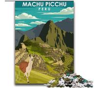 Puzzles pour Adultes 2000 pièces Machu Picchu Pérou Voyage, Convient aux Personnes de 14 Ans et Plus Difficile à compléter mais Amusant et Humoristique Superbe Cadeau 70x100cm