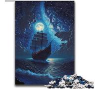 Puzzles pour Adultes 2000 pièces Magnifique Bateau Pirate pour et à partir de 14 Ans Jouets de Jeu Car il est idéal comme Cadeau pour Toute la Famille 70x100cm