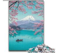 Puzzles pour Adultes 2000 pièces Mont Fuji, Japon Jouets éducatifs pour Enfants Jeux de société pour Anniversaire, Noël 70x100cm
