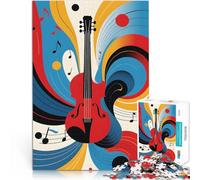 Puzzles pour Adultes 2000 pièces Musique pour Violon Résumé Compétition de Vitesse Manuelle Décoration Parfaite 70x100cm