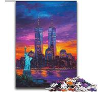 Puzzles pour Adultes 2000 pièces New York, États-Unis Jeu Familial Anti-Stress Défi Difficile Collection d'artistes, Beaux-Arts 70x100cm