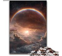 Puzzles pour Adultes 2000 pièces Nuage Arc-en-Ciel, Jouets stimulants, décoration Murale, Cadeaux d'anniversaire et de Noël Uniques 70x100cm