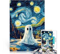 Puzzles pour Adultes 2000 pièces Nuit étoilée fantomatique Jouets de Jeu pour Cadeau Familial Une œuvre d'art 70x100cm