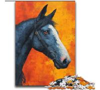 Puzzles pour Adultes 2000 pièces Peinture à l'huile Cheval Anti-Stress Défi Difficile Chaque pièce est Unique - Jeu Familial Stimulant et Amusant 70x100cm