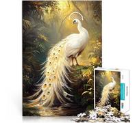 Puzzles pour Adultes 2000 pièces Perche à Plumes D'Ivoire~ Jouets Jeux éducatifs Soulagement du Stress Décoration Parfaite 70x100cm