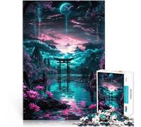 Puzzles pour Adultes 2000 pièces Porte du Japon Fabriqué en Carton pour Les 14 Ans et Plus Apprentissage éducatif Superbe Cadeau。Taille：70x100cm/27.5x39.3pouce