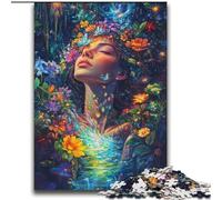 Puzzles pour Adultes 2000 pièces Puzzle Flower Girl Aide Le Cerveau à exercer des Jouets addictifs pour cultiver la Patience Décoration Parfaite 70x100cm