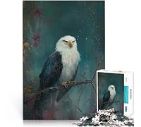 Puzzles pour Adultes 2000 pièces Pygargue à tête Blanche majestueux Impossible Chaque pièce est Unique - Jeu Familial Stimulant et Amusant 70x100cm