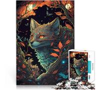 Puzzles pour Adultes 2000 pièces Renard Incroyable Entraînez Votre Cerveau et Vos Mains Jeu éducatif pour Anniversaire, Noël 70x100cm