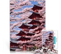 Puzzles pour Adultes 2000 pièces Sakuras Japonais Fait de Papier，Convient aux Personnes âgées de 14 Ans et Plus Jeu de Quiz Don d'œuvres d'art。Taille：70x100cm/27.5x39.3pouce