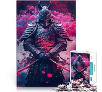 Puzzles pour Adultes 2000 pièces Samouraï Japonais Sakura Entraînez Votre Cerveau et Vos Mains Décoration Parfaite 70x100cm