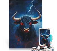 Puzzles pour Adultes 2000 pièces Taureau tonitruant Jouet éducatif d'apprentissage Renforcer l'amour Entre Les Couples 70x100cm