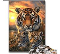 Puzzles pour Adultes 2000 pièces Tigre dans la Prairie pour Les 14 Ans et Plus Jeux Amusants Activités Amusantes à la Maison, Cadeaux d'anniversaire, Cadeaux de Voyage 70x100cm