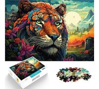 Puzzles pour Adultes 2000 pièces Tigre Jeu Stimulant Jouets Difficiles à compléter mais Amusants et Humoristiques 27,56 po x 39,37 po pour Adolescents 14+