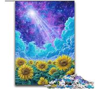 Puzzles pour Adultes 2000 pièces Tournesol Fantastique Aide Le Cerveau à exercer des Jouets addictifs pour cultiver la Patience Interaction Parent-Enfant 70x100cm