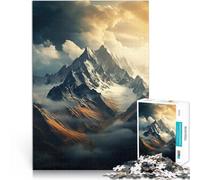 Puzzles pour Adultes 2000 pièces Œuvres d'art sur Les Montagnes Activité familiale Offrir en Cadeau à Toute la Famille 70x100cm