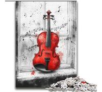 Puzzles pour Adultes 2000 pièces Violon Rouge Aidez Le Cerveau à exercer des Jouets addictifs pour cultiver la Patience Interaction Parent-Enfant 70x100cm